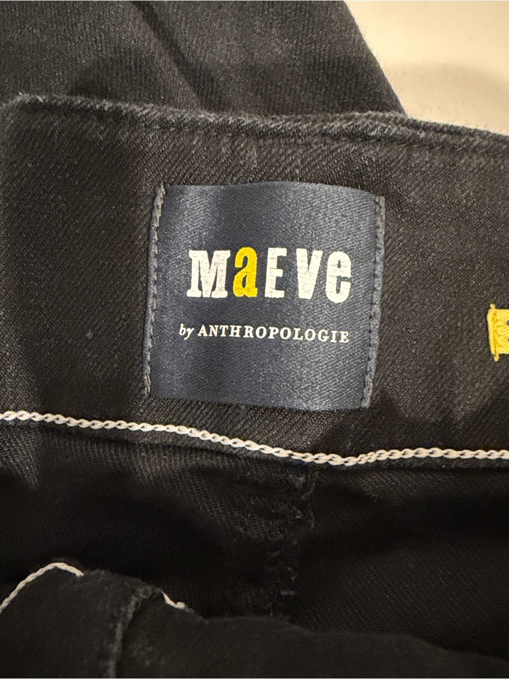 Anthropologie Maeve The Colette Crop Wide Leg Linen Blend Pants Black Size 30 - Picture 6 of 8
